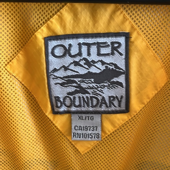 Outer Boundary XL RN 101578 Jacket Yellow Canadapages - Picture 4 of 8